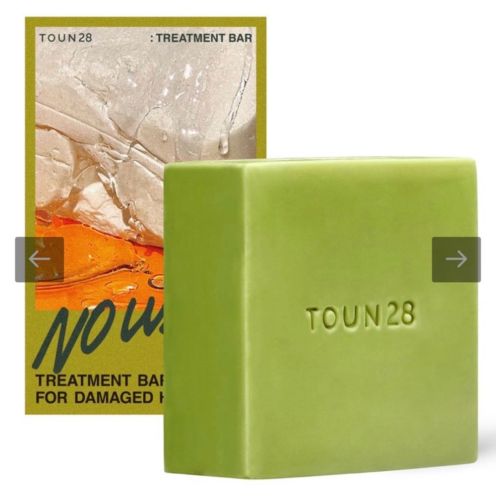 TOUN28 Dry Conditioner Bar (No Wash), For damaged hair, Biotin and Brass...